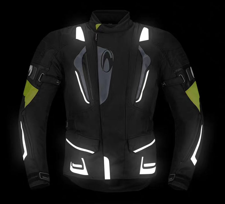 RICHA Motorcycle Riding Suit – 147 Black/Grey Waterproof Thermal Jacket + Pants (Size XL, Brand New)